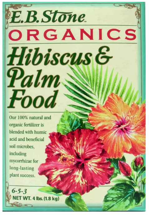 Hibiscus & Palm Food E B Stone – Heron's Head Nursery