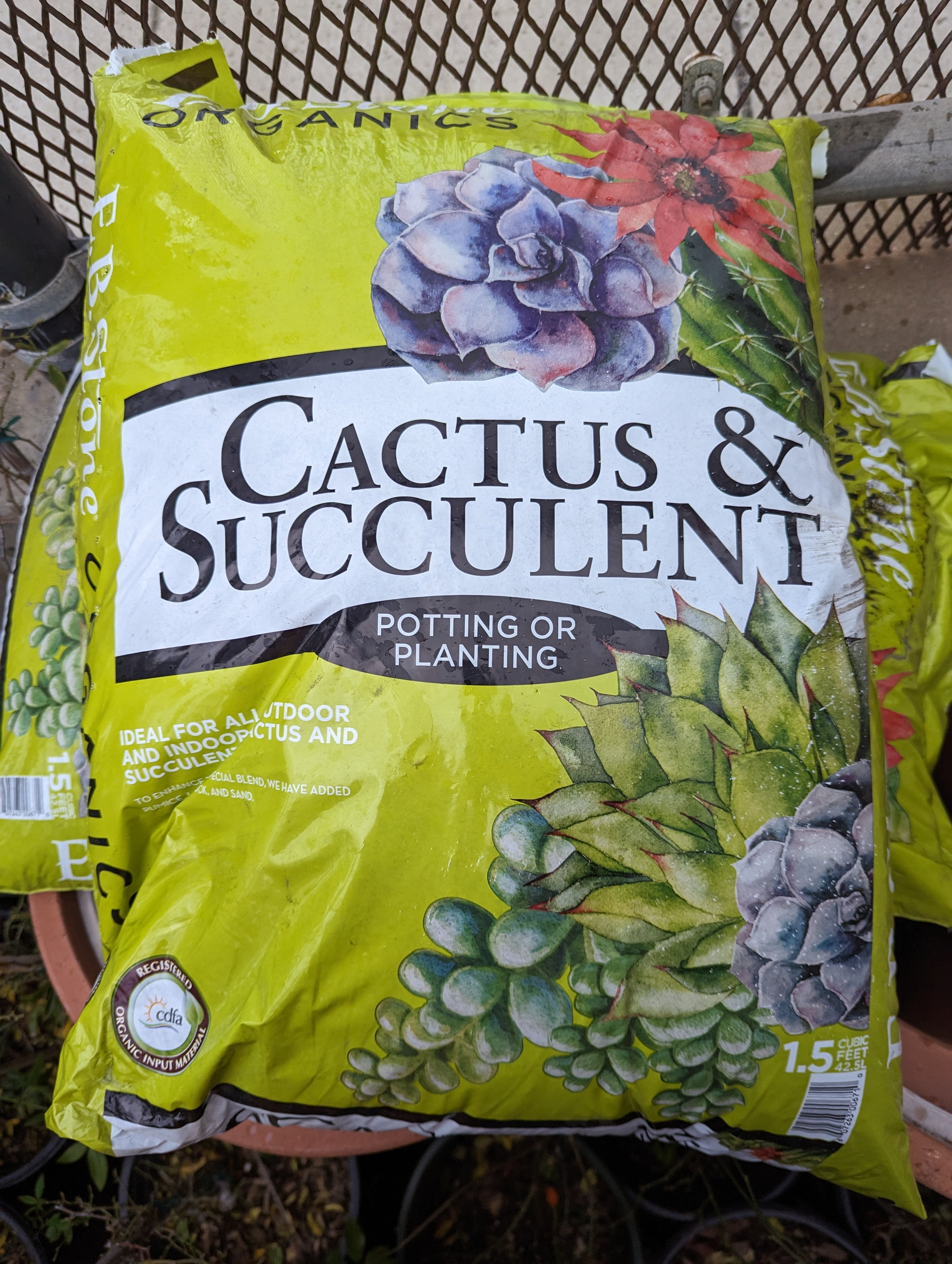 cactus and succulent potting mix Cactus & Succulent Potting Mix 1.5 cu. ft. – Heron's Head Nursery
